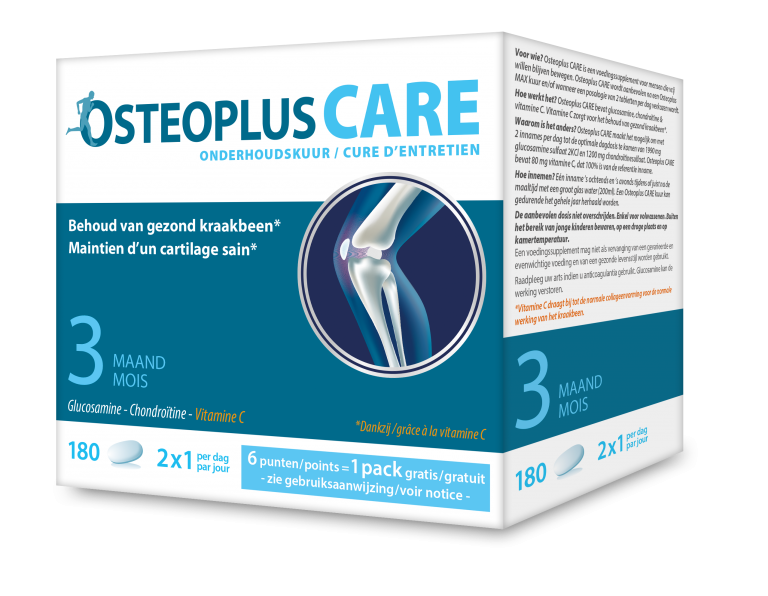 Osteoplus CARE voor het behoud van gezond kraakbeen* (Onderhoudskuur)